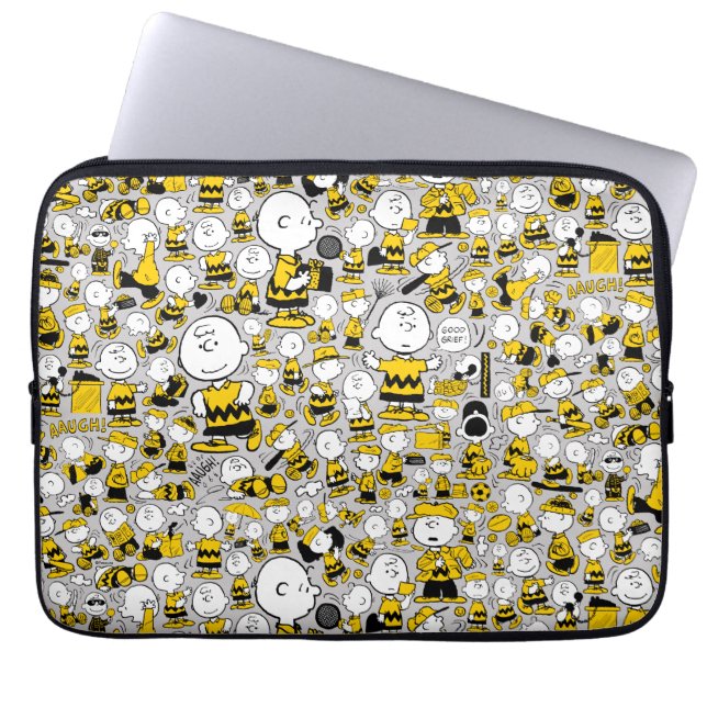Capa Para Notebook Sou o Charlie Brown Pattern (Frente)