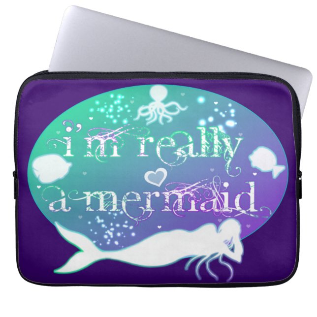 Capa Para Notebook Sou uma sereia (Frente)