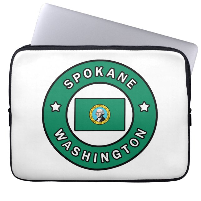 Capa Para Notebook Spokane Washington (Frente)