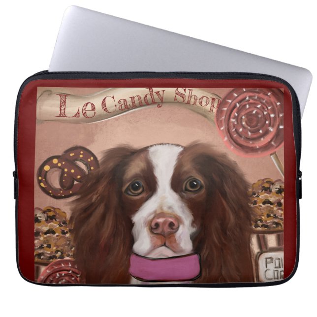 Capa Para Notebook Springer Spaniel Inglês (Frente)