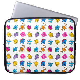 Capa Para Notebook Sr. Homem & teste padrão de néon de dança peque