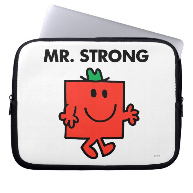 Capa Para Notebook Sr. Strong Waving Hello (Frente)