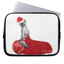 Sra. Papais noeis Sexy Retro Pinup Girl Bolsa de l