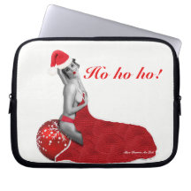 Sra. Papais noeis Sexy Retro Pinup Girl Bolsa de l