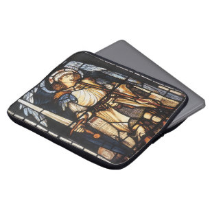 Capa Para Notebook St Michael por Burne Jones, arcanjo do vintage