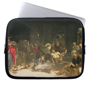Capa Para Notebook St. Roch que cura o praga