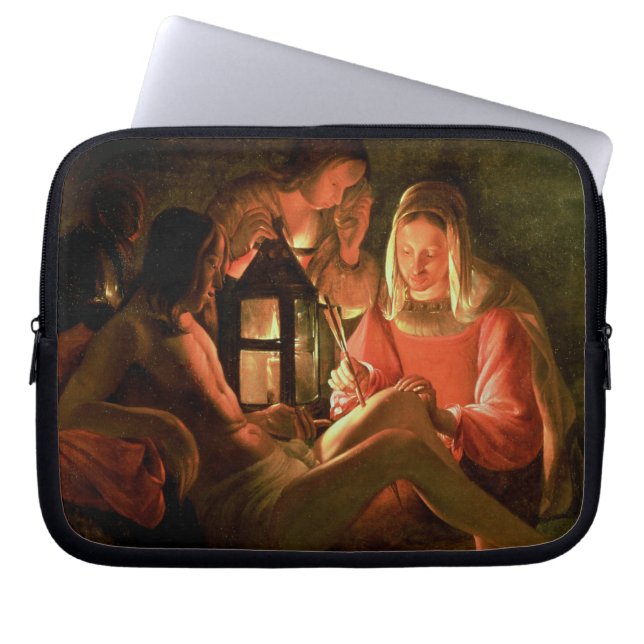 Capa Para Notebook St. Sebastian tendido pela mulher santamente (o (Frente)