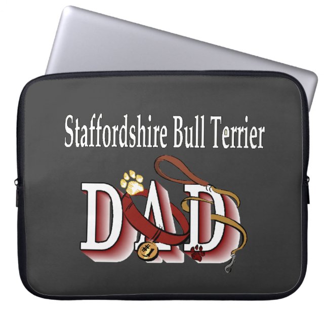 Capa Para Notebook Staffordshire Bull Pai (Frente)
