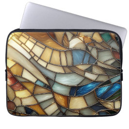 Capa Para Notebook Stained Glass Waves