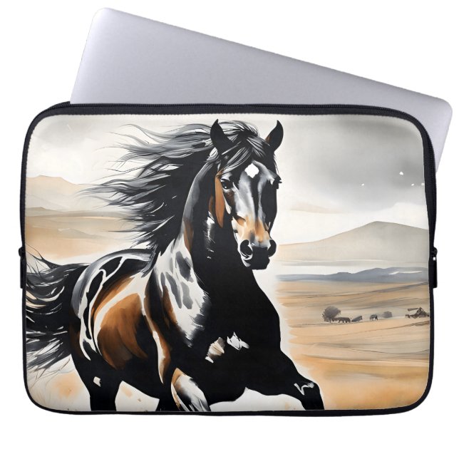 Capa Para Notebook Stallion in Full Stride (Frente)