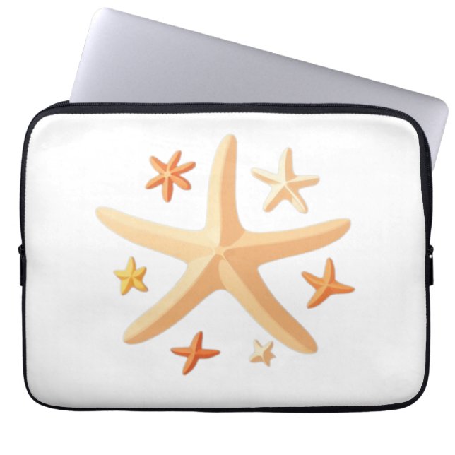 Capa Para Notebook Starfish and the Small Ones (Frente)