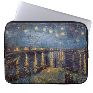 Capa Para Notebook Starry Night Over Rhone River por Vincent Van Gogh