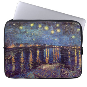 Capa Para Notebook Starry Night Over the Rhone, por Vincent van Gogh