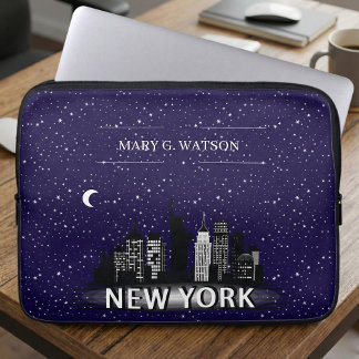 Capa Para Notebook Starry NYC Cityscape Custom