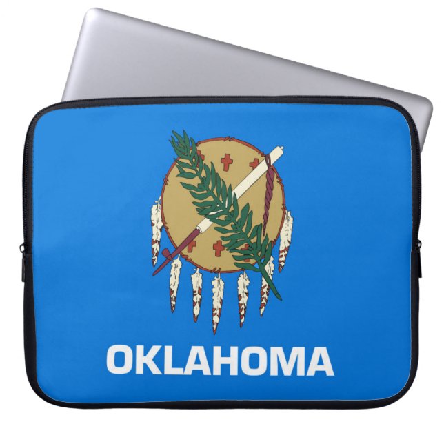 Capa Para Notebook State Flag of Oklahoma, EUA (Frente)