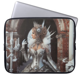 Capa Para Notebook Steampunk Victorian Industrial Winter Ice Queen
