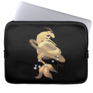 Capa Para Notebook Stellar Capricorn Saturn Zodiac