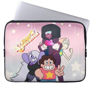 Capa Para Notebook Steven Universe   Grupo Crystal Gem Pose