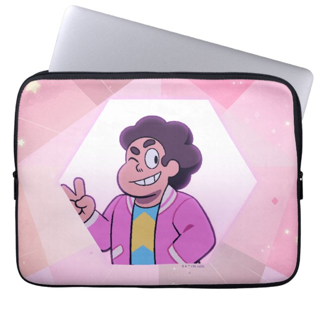 Capa Para Notebook Steven Universe | Retrato de diamante rosa (Frente)