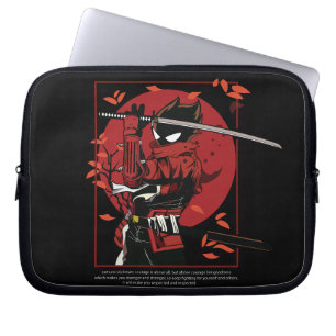 Capa Para Notebook Stickman Samurai