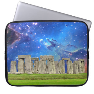 Capa Para Notebook Stonehenge & Stars Antigo local histórico de poder