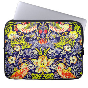Capa Para Notebook Strawberry Thef Birds William Morris