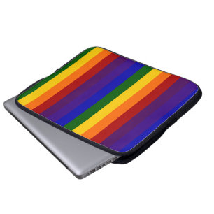 Capa Para Notebook Stripes Arco-íris
