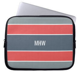 Capa Para Notebook Stripes bolsas de laptop personalizadas de monogra