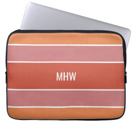 Capa Para Notebook Stripes bolsas de laptop personalizadas de monogra