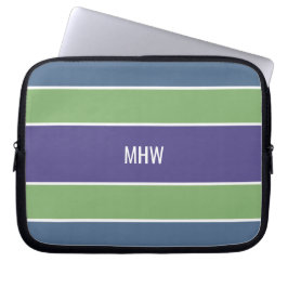 Capa Para Notebook Stripes bolsas de laptop personalizadas de monogra