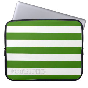 Capa Para Notebook STRIPES Verde em qualquer cor