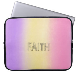 Capa Para Notebook Stylish faith typography 