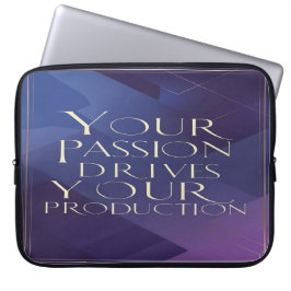 Capa Para Notebook Sua Paixão Impulsiona Sua Produção