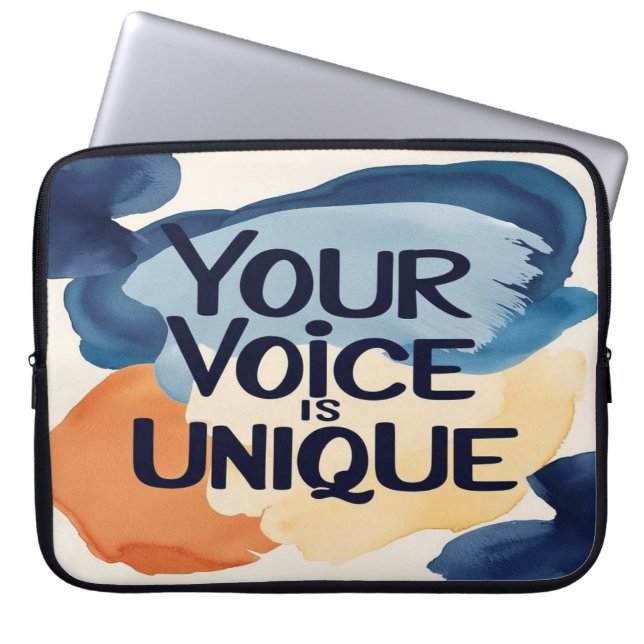 Capa Para Notebook Sua Voz é opção exclusiva 2 (Frente)