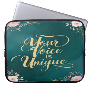 Capa Para Notebook Sua Voz É Única