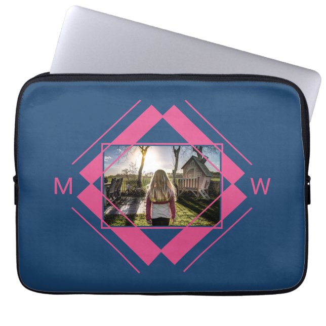 Capa Para Notebook SUAS bolsas de laptop de Fotografia e Monograma (Frente)