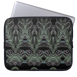Capa Para Notebook Suaves espirais em preto