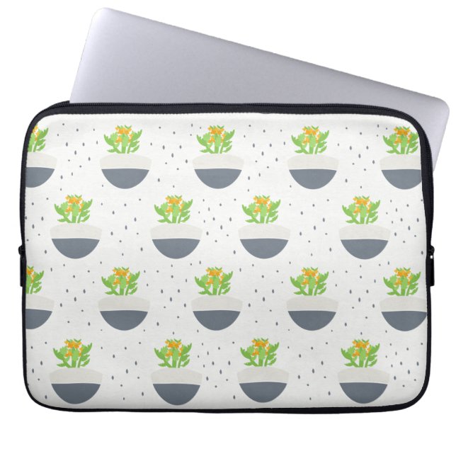 Capa Para Notebook Suculent Kalanchoe Plant Mãe Patterno (Frente)