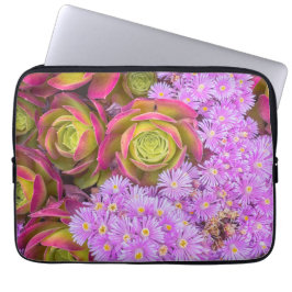 Capa Para Notebook Suculente e Flores