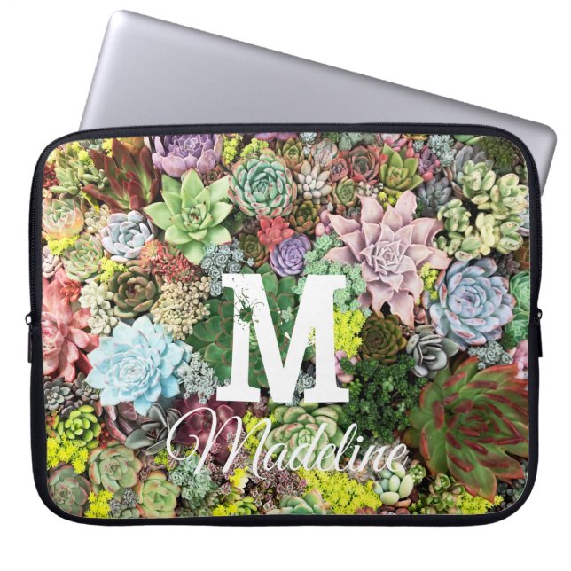 Capa Para Notebook Suculentos Coloridos (Frente)