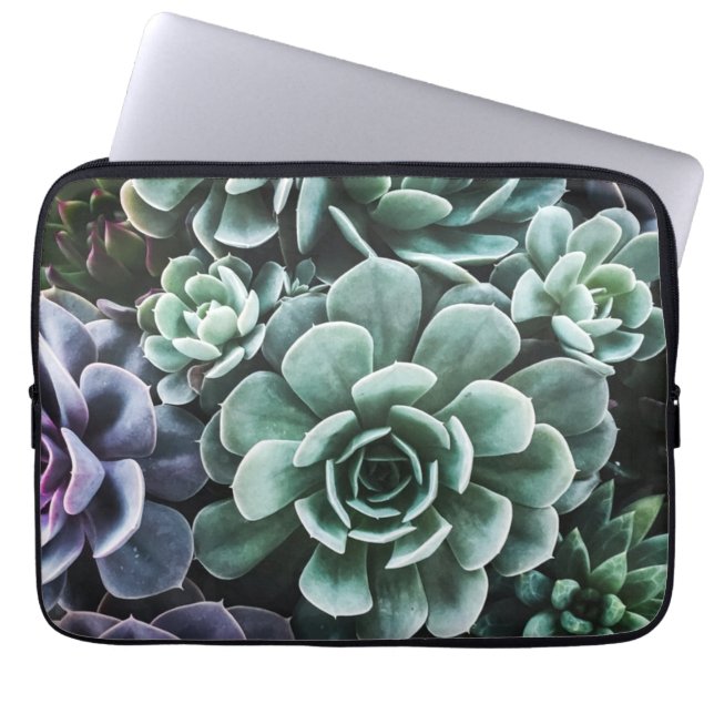 Capa Para Notebook Sucultura Natureza Das Plantas Verdes (Frente)