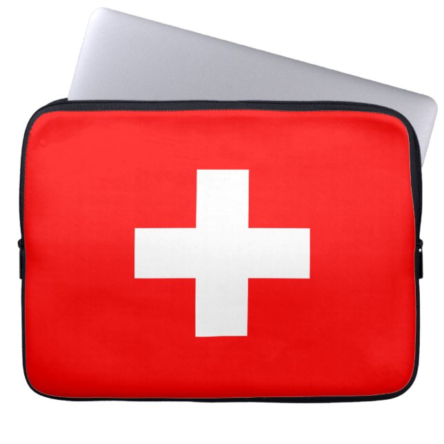 Capa Para Notebook Suiça Flag Schweiz Suíça (Frente)
