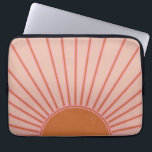 Capa Para Notebook Sun Sunrise Terracotta Earth Tones Sunshine<br><div class="desc">Impressão do Sol - tons bege / terra / terracota - Sol,  Abstrato moderno - nascente Geométrico.</div>