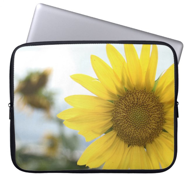 Capa Para Notebook SunFlower amarela (Frente)