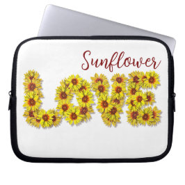 Capa Para Notebook Sunflower Love Laptop Case