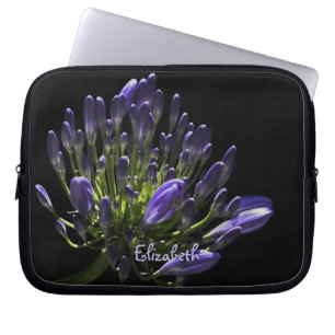Capa Para Notebook Sunlit Blooming Purple Agapanthus, African Lily