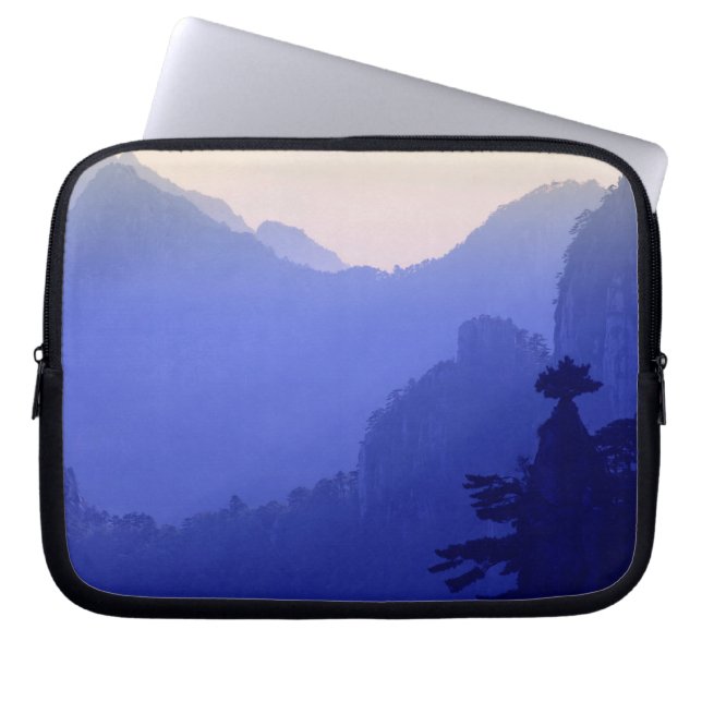 Capa Para Notebook Sunrise, Montanha Amarela, Huangshan, China (Frente)