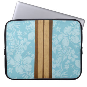 Capa Para Notebook Sunset Beach Surfboard Neoprene Wetcase