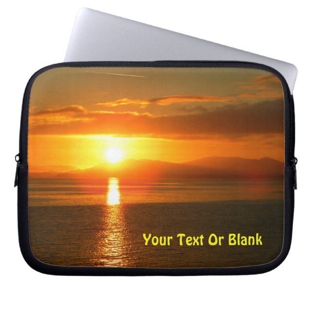 Capa Para Notebook Sunset de passagem de dentro (Frente)