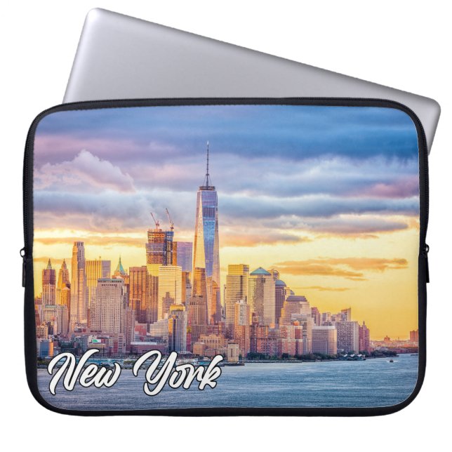 Capa Para Notebook Sunset Over Manhattan, Nova York, EUA (Frente)